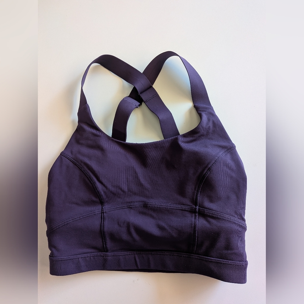 Lululemon Sports Bra Top Eggplant Purple XS LIKE-NEW